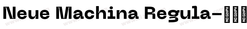 Neue Machina Regula字体转换